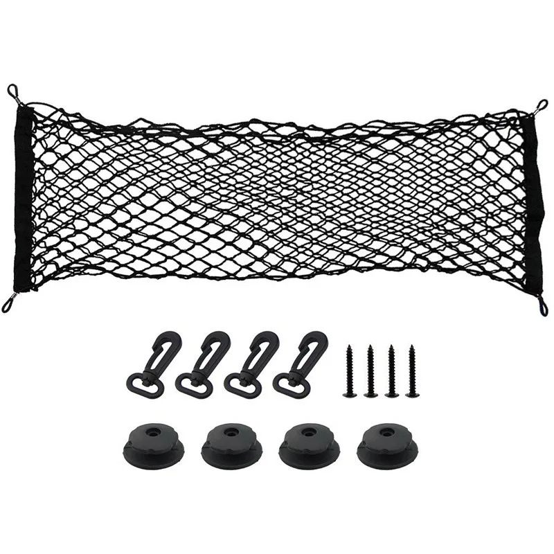 

Car Rear Trunk String Bag Auto Organizer Storage Mesh Trunk Car Organizer Net goods Elastic String Net Cargo Network storage