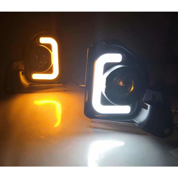 

HIACE BUS must use LED bulb LED fog lamp ABS new style foglights Daytime running lights for TOYOTA hiace 2014-2018