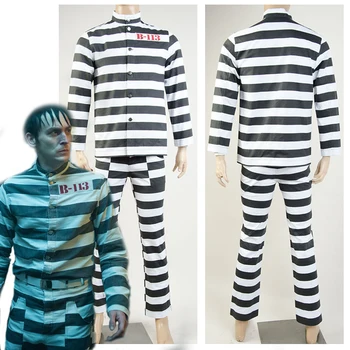 

2016 Batman v Superman Gotham City 2 Penguin Oswald Cobblepot B-113 Arkham Prison Uniform Cosplay Costume Halloween Party