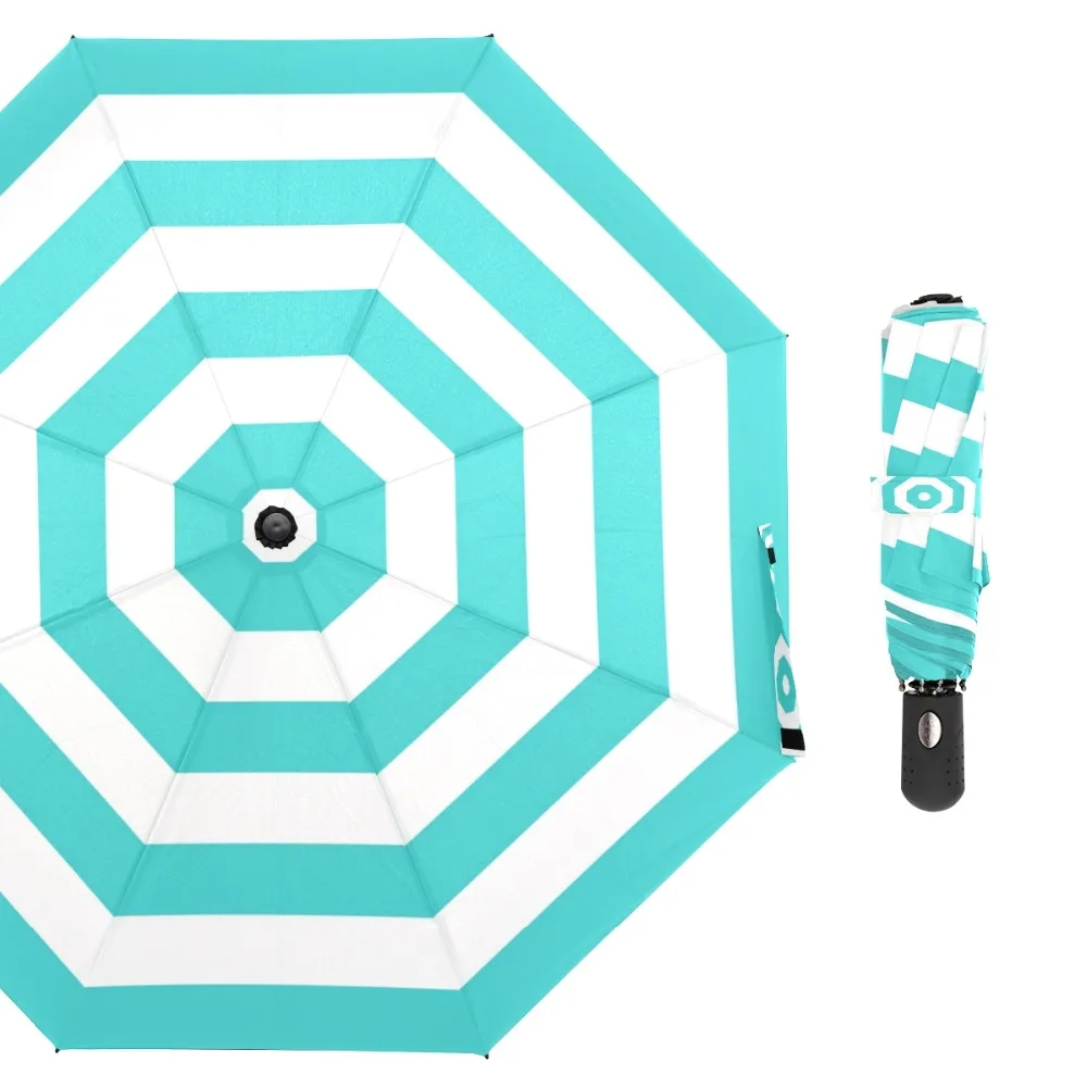 

Susino Beach Style Travel Umbrella Windproof Rain Compact Auto Open Close Outdoor Umbrellas for Women Men Gift