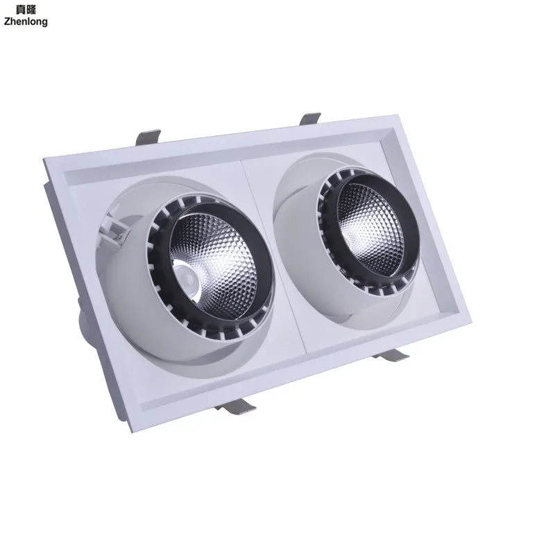 

LED Grille Light Aluminum Surface Mounted Bean Gall Light Home The Mall Clothing Store Spotlight AC85-265V 30W 60W High Lumen