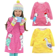Girls Dress Long Sleeve 2019 Brand Princess Dress Girls Clothes Animal Pattern Children Costumes Kids Dresses Girls Dress Long Sleeve 2019 Brand Princess Dress Girls Clothes Animal Pattern Children Costumes Kids Dresses