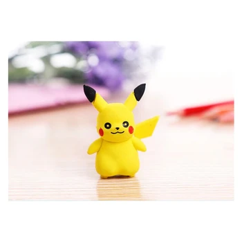 

2pcs Pika Chu Rubber Eraser Kawaii Eraser for Kids Rubber School Pencil Eraser Stationery