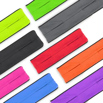 

DanYee 10pcs/lot New Unisex Breathable Sporty Pockets Stretch Polyester Fabric Sports Waist pack For phones,keys,cards,headset