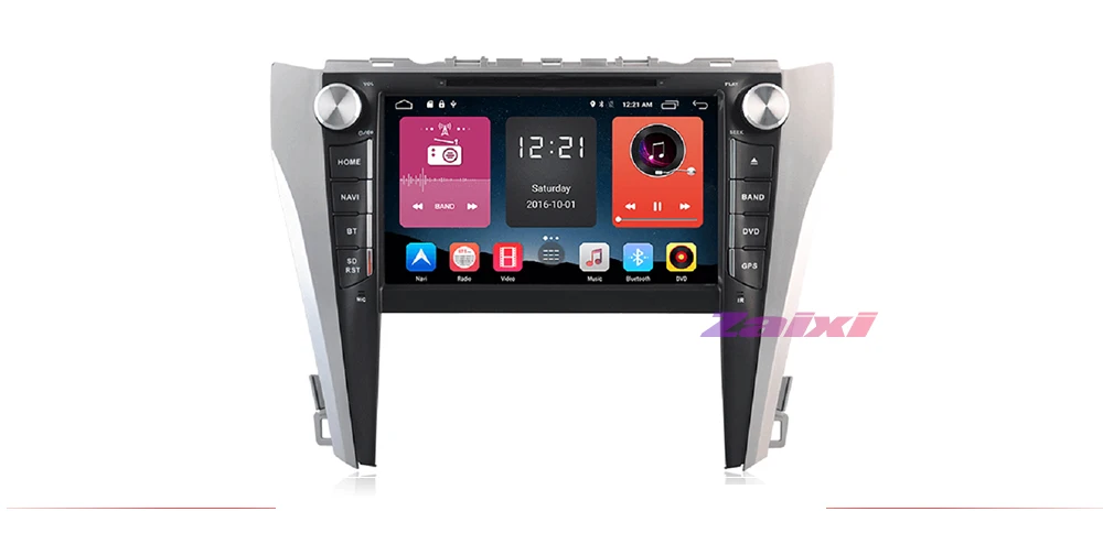 ZaiXi 2 DIN Android Touchscreen For Toyota Camry Aurion 2011~2017 Car Multimedia Player Bluetooth GPS Navigator FM Radio Player 7