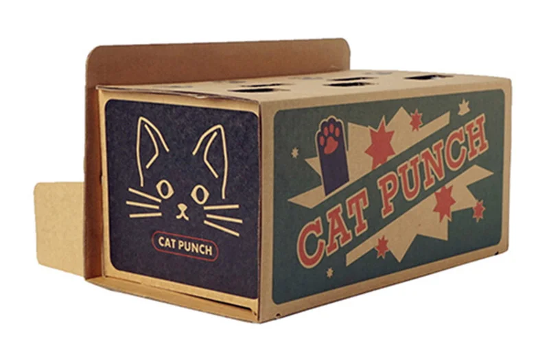 Pawstrip, интерактивные игрушки для кошек, гофрированная бумага, Ca t, скребок, игрушка, смешная игра, кот, тизер, игрушки для кошек, 30*15,5*13,5 см