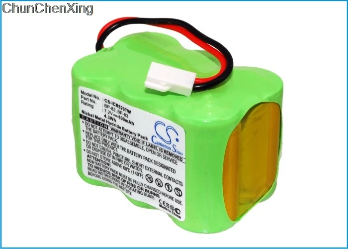Кэмерон Sino 600 мАч батарея BP-82, BP-83 для Icom IC-24AT, IC-24ET, IC-25RA, IC-2SA, IC-2SE, IC-3SAT, IC-45A, IC-45SE, IC-4SA, IC-CM8, 4SE