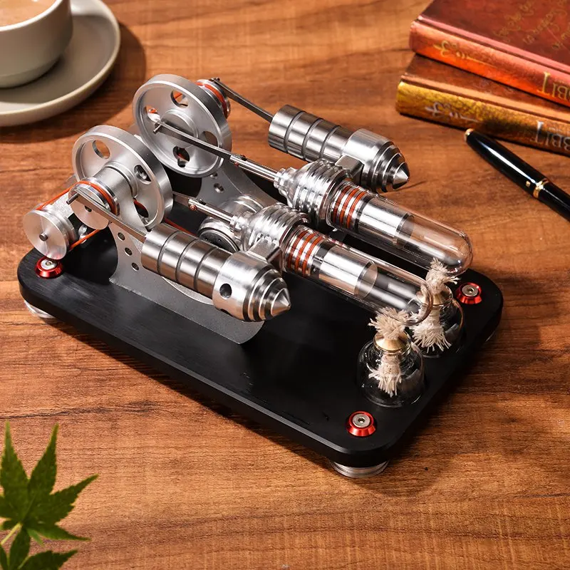 

Littlest Pet Shop Low Temperature Metal Stirling Engine Two Cylinder Single Foreign Machine Children Education Model Toy Gift