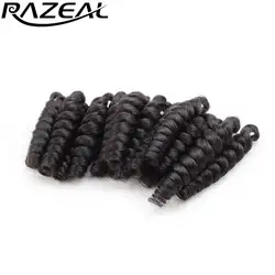 6 дюймов Toni Curl Razeal Синтетические плетение волос вьющиеся плетеные пряди волосы кроше для наращивания крепление для волос