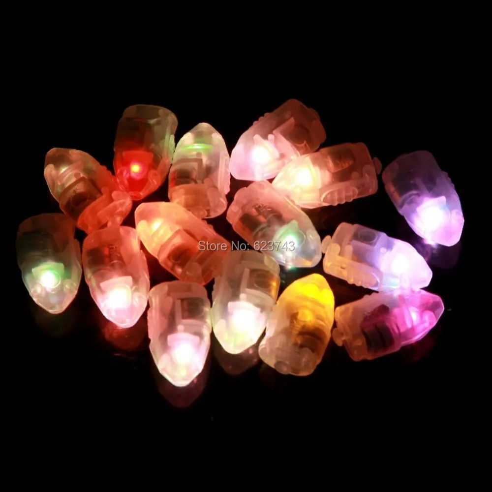 

(50pcs/lot) Portable Plastic Smart Color LED Lantern Light For Christmas Party Decoration Glowing LED Ballon Lamp