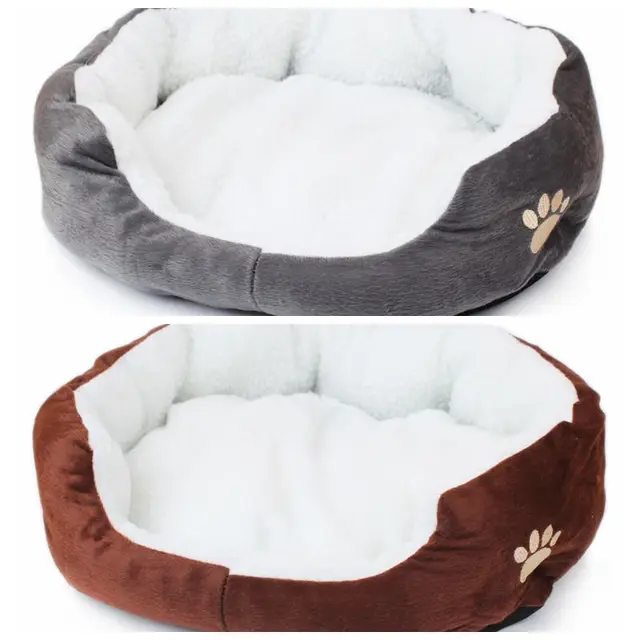 Winter Paw Print Bed 8