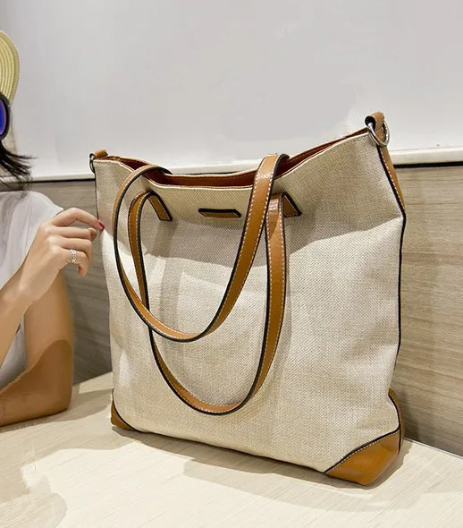 

Fashion canvas Top-handle Bag Luxury Designer Women Shoulder bags Latest style High Capacity Ladies Hand Bags bolsas feminina