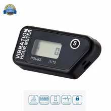 Wireless Vibration Hour Meter Counter Motorcycle Meter For Motocross Engine Boat Snowmobile Motorcycle Chainsaw ATV Jet Ski 016B