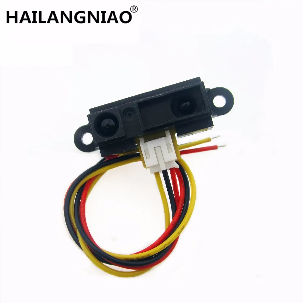 

GP2Y0A21YK0F 100% NEW 2Y0A21 10-80cm Infrared distance sensor INCLUDING WIRE