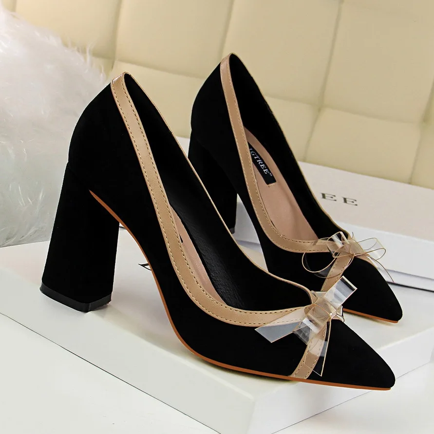 Women Pumps High Heels Shoes Middle Heels Work Pumps Women Shoes New Butterfly-knot Shoes Women Heels Fashion Women Office Shoes Women Pumps High Heels Shoes Middle Heels Work Pumps Women Shoes New Butterfly-knot Shoes Women Heels Fashion Women Office Shoes