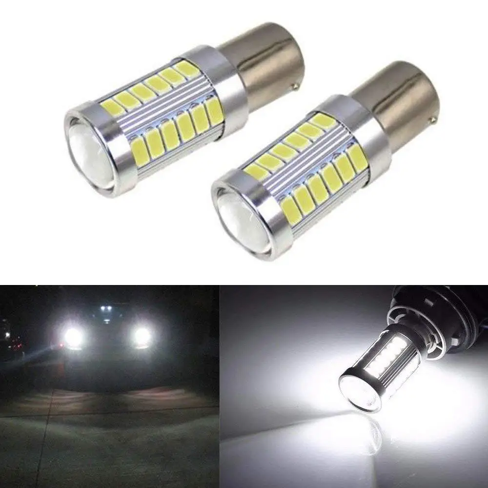 

AUTO 1156 7506 1003 1141 LED SMD 33 LED BA15S Bulb Interior RV Camper Corner Stop Parking Backup Reserve Light