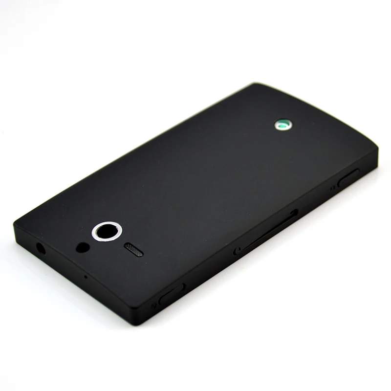 Для Sony Xperia U ST25i ST25 задняя крышка для задней двери + нижняя черный цвет Бесплатная