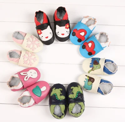 

New Fashion animals printing Cow Leather Baby Moccasins Soft Soled Baby Boy Shoes Girl Newborn shoes Kids First Walkers