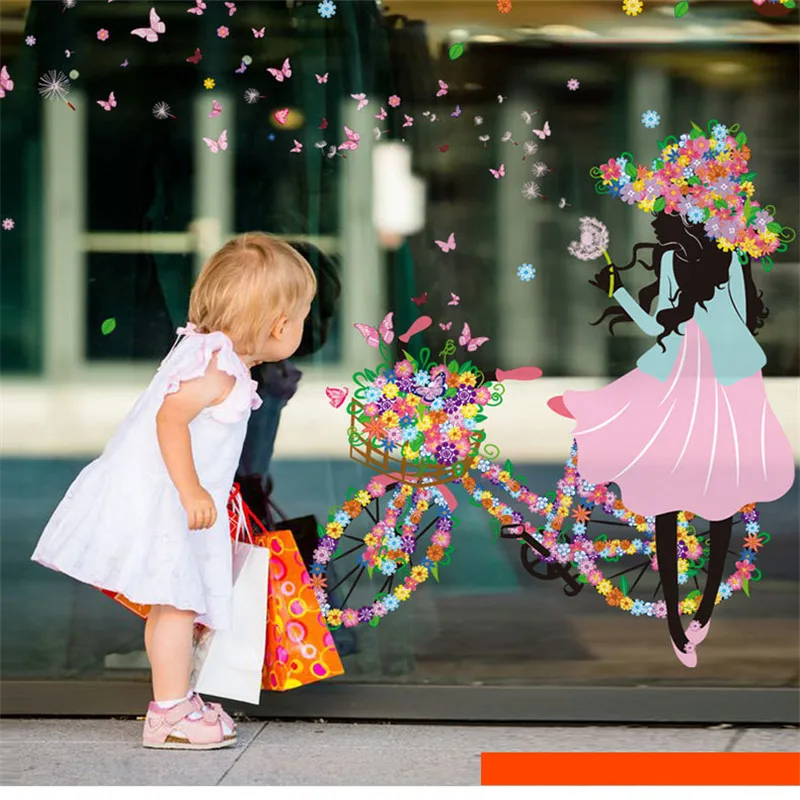 Buy Little girl wall stickers living room bedroom wall