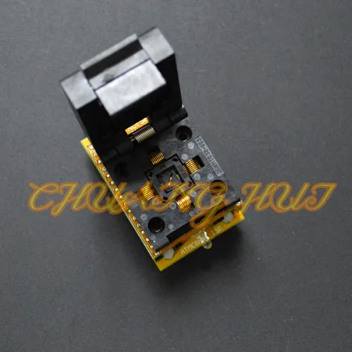 

IC QFN32 WSON32 DFN32 MLF32 test socket for AVR ISP test mega8 mega48 mega88 adapter Suitable for CH2015 programmers 0.5mm