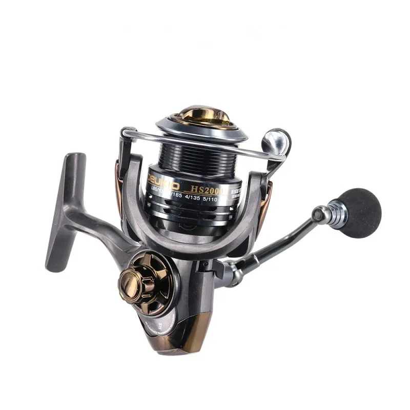 

High Speed Fish Spinning Reel Baitcasting 7.0:1 5+1 Ball Bearing Upgraded HS2000 3000 5000 Series Lightweight Fishing Coils
