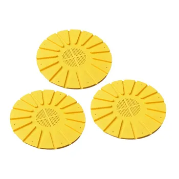 

Beekeeping Supplies Round Yellow Beehive Nest Door 16 Way Bee Escapes Beehive Gate Yellow Disc Type Anti-escape Device