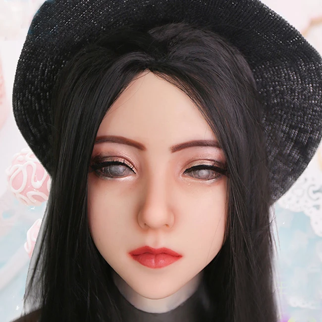 EYUNG silicone mask female Ful Head Aliva female face mask with light