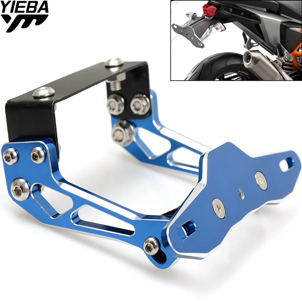 Motorcycle License Plate Bracket Licence Plate Holder Frame Number Plate For SUZUKI SFV650 GLADIUS GSR400 GSF 250 BANDIT GSX1400