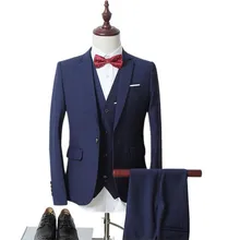 Выполненный на заказ Для мужчин костюмы Для мужчин s белые свадебные костюмы для шафера Slim Fit Бизнес Мужская официальная одежда костюмы на заказ(куртка+ жилет+ штаны