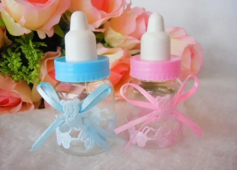 

2014 hot sale Freeshipping 48 pcs/lot wedding favors Baby feeding bottle wedding candy box wedding party baby shower favor boxes