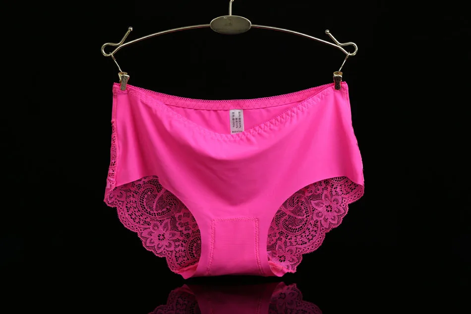 Women Sexy Lace Briefs Fabric Ultra-thin Comfort Underwear Seamless Panties for Women Underpants Cotton Lingerie Knickers  38