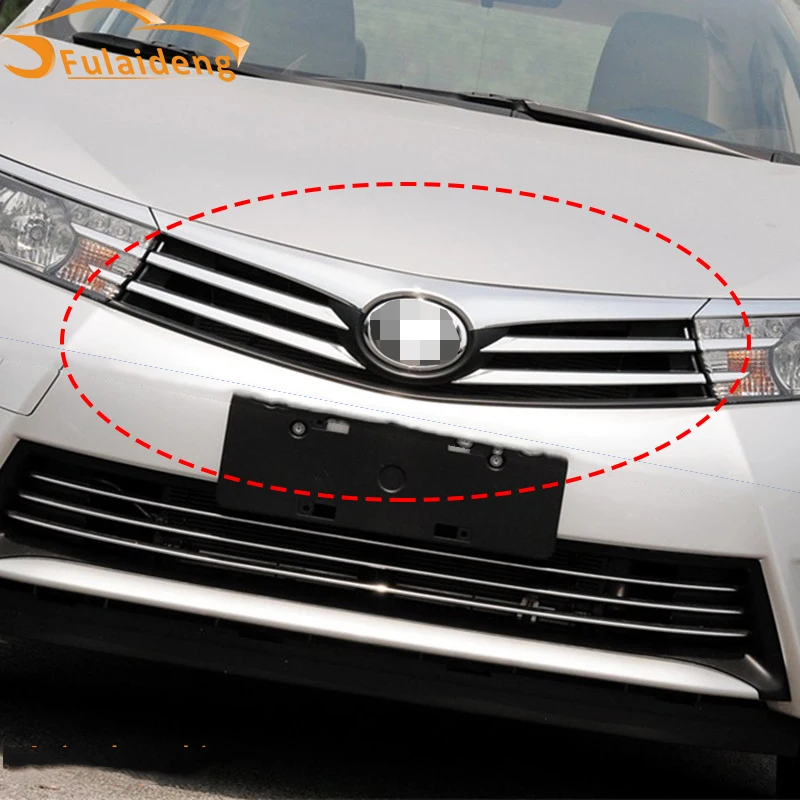 1 шт. для Toyota Corolla- Решетка переднего бампера сетка вентиляционные аксессуары для автомобиля
