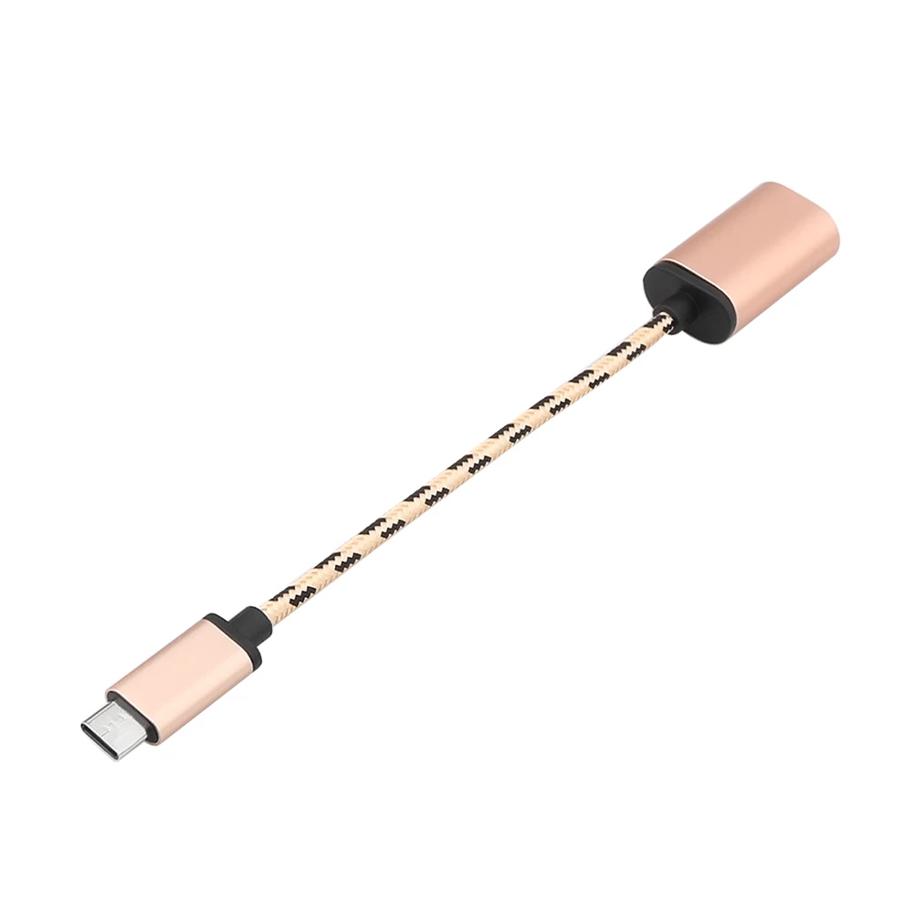 

POWSTRO Type C To USB 2.0 OTG Adapter USB2.0 Type-C Data Cable Connector USB C Cable For Huawei P9 Xiaomi 4C 5 Samsung S8