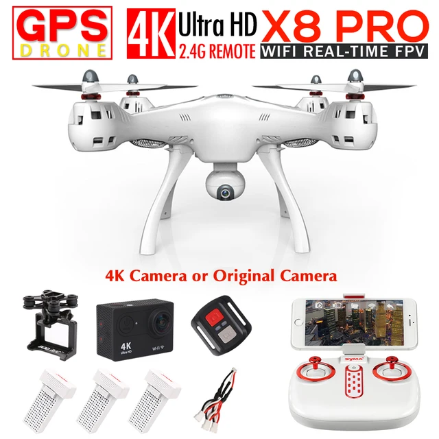 Cheap SYMA X8PRO GPS DRON FPV Drone With 720P Camera or 4K Wifi Camera 2.4G 6Axis RTF Altitude Hold x8 pro RC Quadcopter Helicopter Cheap SYMA X8PRO GPS DRON FPV Drone With 720P Camera or 4K Wifi Camera 2.4G 6Axis RTF Altitude Hold x8 pro RC Quadcopter Helicopter