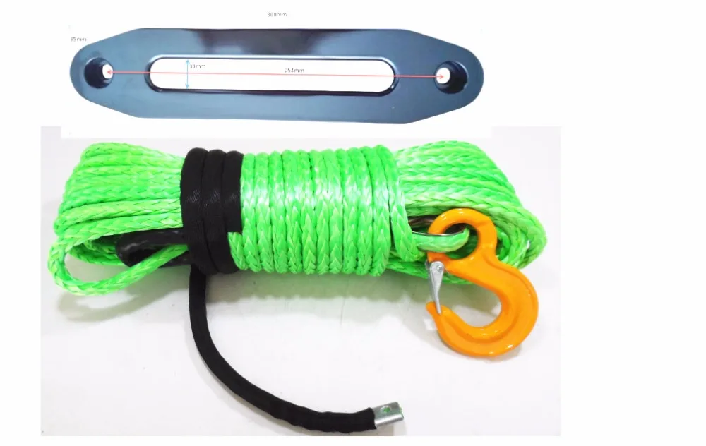 12 ملليمتر * 30 متر الخضراء الاصطناعية ونش كابل ربط مع 10 \ 12 ملليمتر * 30 متر الخضراء الاصطناعية ونش كابل ربط مع 10 \