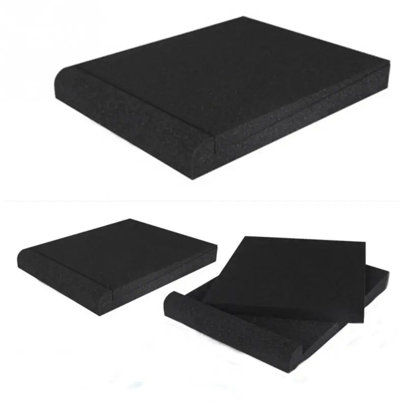 

1 set Sponge Black Studio Monitor Speaker Acoustic Isolation Foam Isolator Pads For Recording Studios Promotion