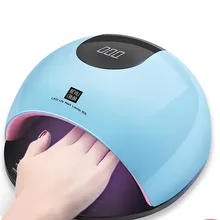 Лампа для ногтей 80 Вт УФ-гель для ногтей отверждения лампа Сушилка для гель-лака машинка для дизайна ногтей Светодиодный УФ-лампа с США Вилки сушилка Новинка