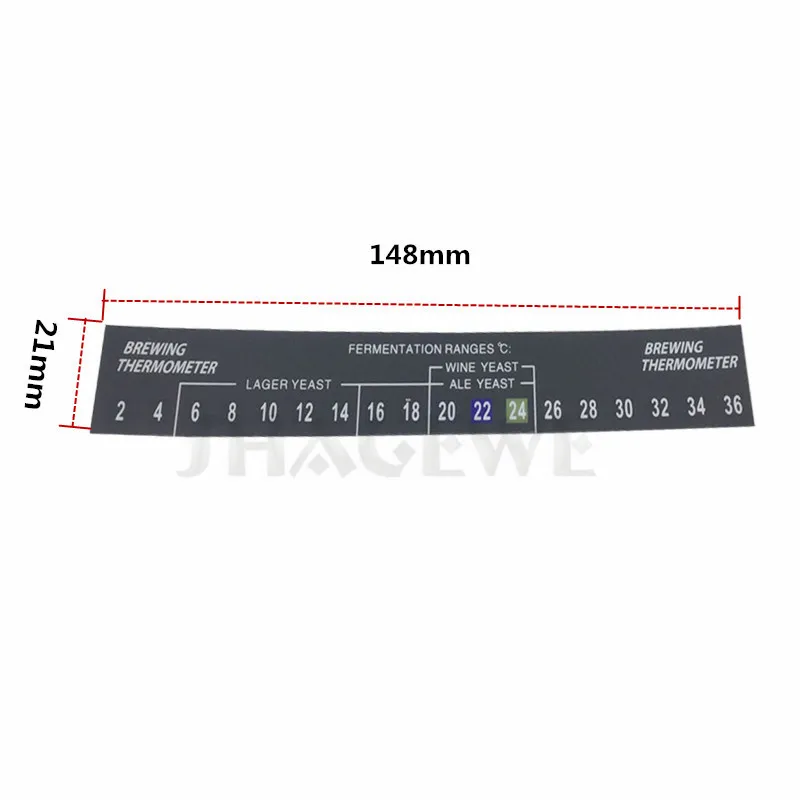 3pcslot 2-36 Degree Of Celsius Digital Stick On Thermometer For Home Brew Beer Wine Temperature For Homebrew Bar DIY Tools  (3)