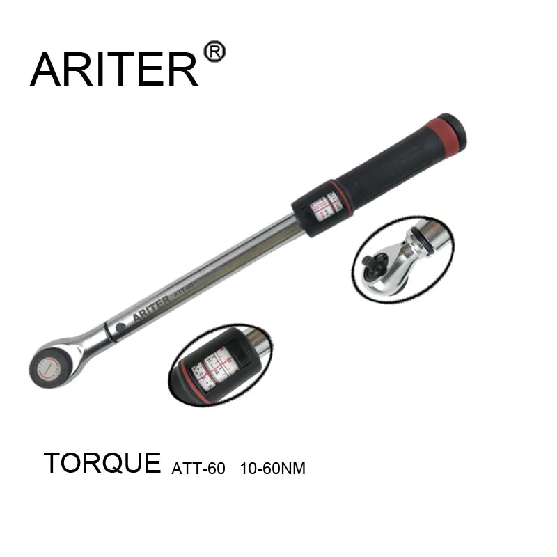 3/8 torque wrench with ratchet 10 60N.m click 3/8 torque wrench