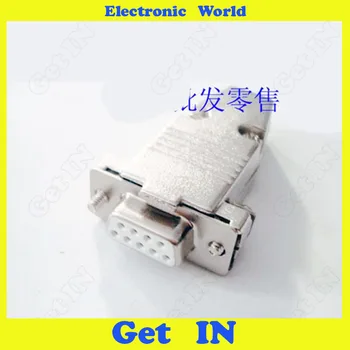 

5pcs 3U Gold Plated D-sub Connector Female In-line Metal Housing Plug RS232 9PIN Solid Jack Socket