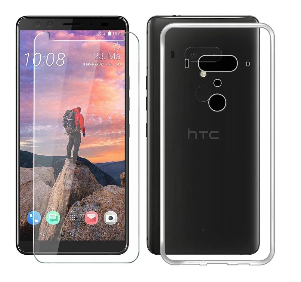 For HTC U12 Plus U12+ Ultra Thin 0.3MM Soft Clear TPU Case Shockproof Back Shell Crystal Silicone |