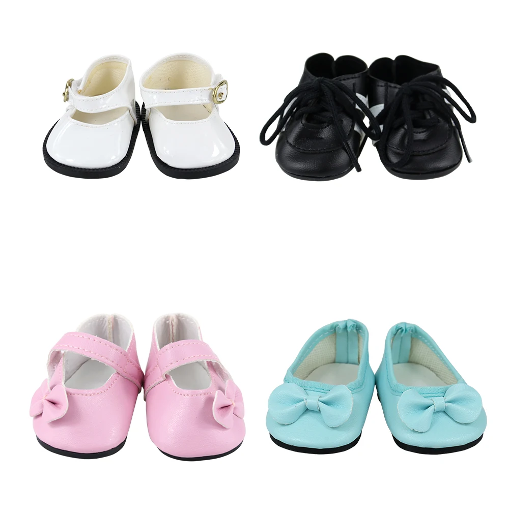 

Dolls Accessories Baby Doll Cool Fashion Canvas 4 Style Shoes For 18 inch Girl An America Girl Doll Shoes Baby Dolls Best Gift