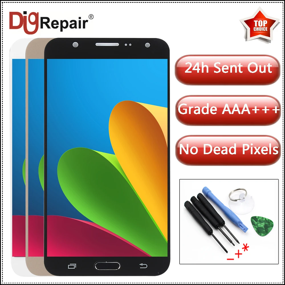 

For Samsung Galaxy J7 2015 J700F SM-J700M J700H J700DS LCD Display digitizer Touch screen Replacements For Samsung J7 2015 lcd