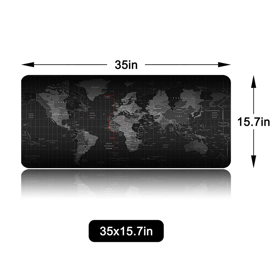 Gaming Mouse Pad Computer Mousepad Large Mouse Pad Gamer Big Mouse Mat Mousepad Rug XL World Map Mause Pad Mat Keyboard Game Mat (8)