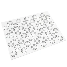 Assadeira de silicone para confeitaria, tapete de cozimento para macaron, ferramentas para forno, bolos, utensílios de confeitaria 40x3 0cm/29x26cm