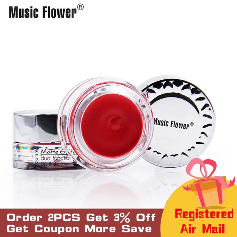 

Matte Effect Dual Function Mousse Lip&Blush Longlasting Makeup Lipgloss Moisturizer Rouge Lipstick Face Makeup Blusher Cosmetics