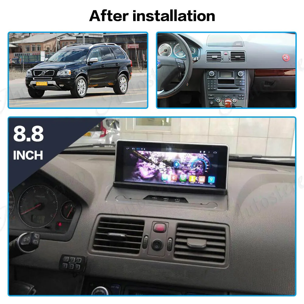 Android 7.1 Car No DVD player For Volvo xc90 2007 2013 GPS navigation