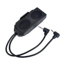 Элемент страйкбол Спортивный Тактический Двойной пульт дистанционного управления переключатель давления для PEQ 16A и M3X Softair аксессуары для фонарика EX177