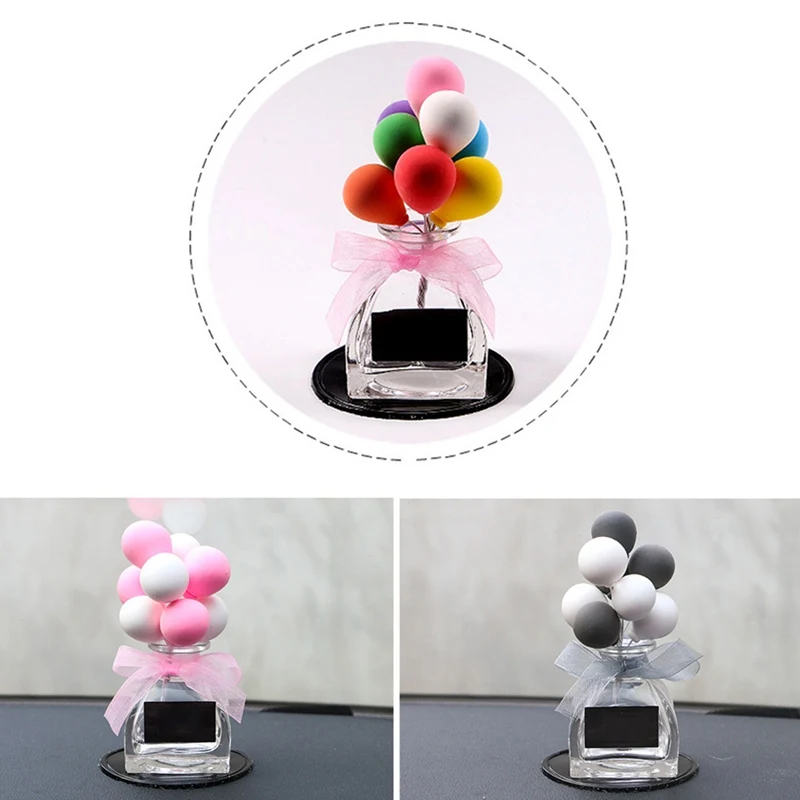 

Colorful Clay Balloon Lovely Car Decoration Balloon Car Interior Air Perfume Bottle Dashboard Ornaments