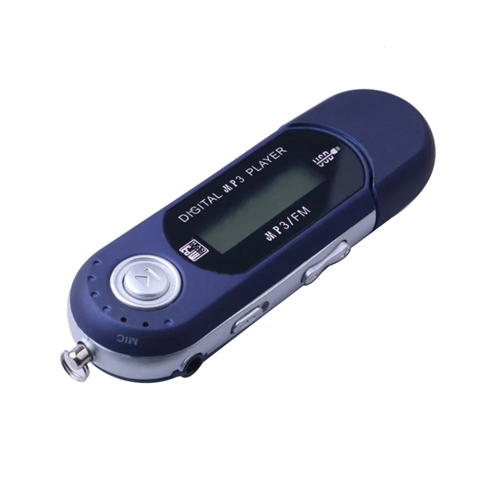 USB MP3 музыкальный плеер цифровой ЖК экран Поддержка 32 Гб TF карта и FM радио с